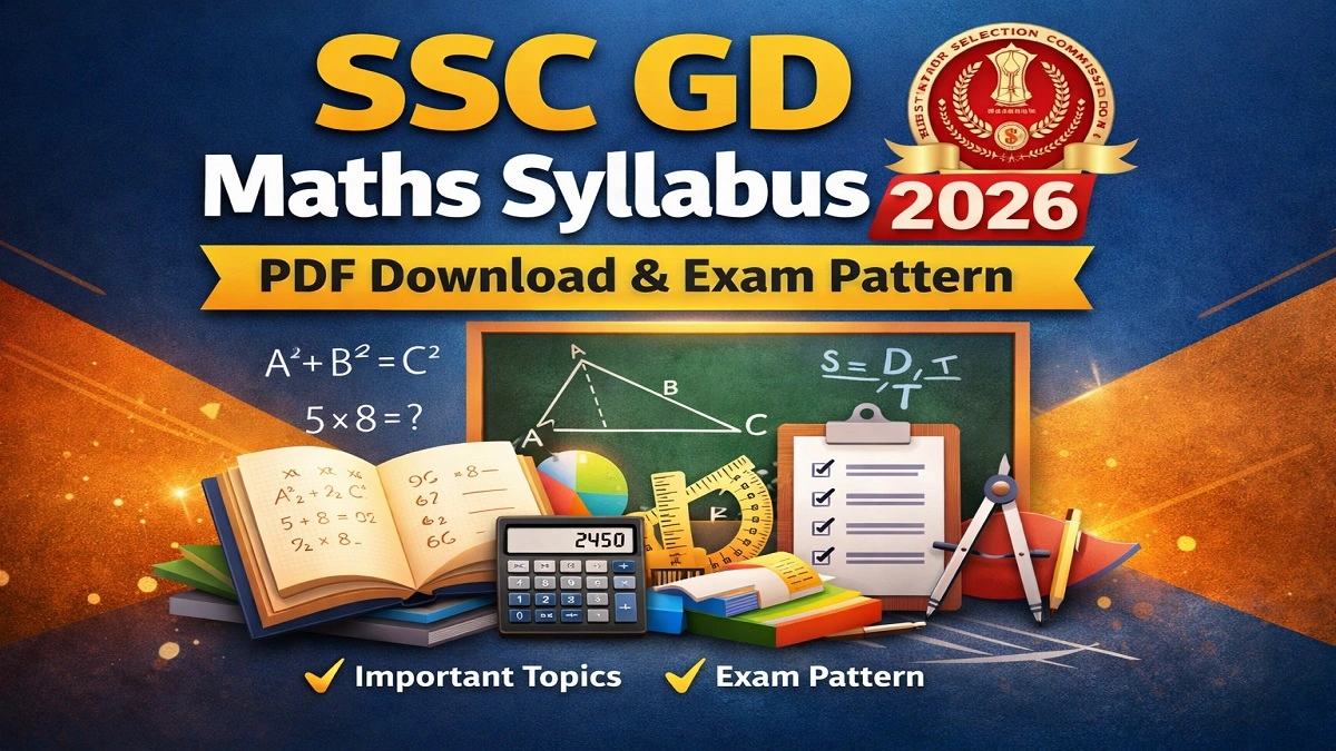 SSC GD Maths Syllabus 2026 Exam Pattern and Important Topics